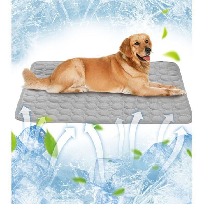 Tapis Rafraîchissant 75x100 cm pour Chien & Chat – Auto-refroidissant Durable Respirant
