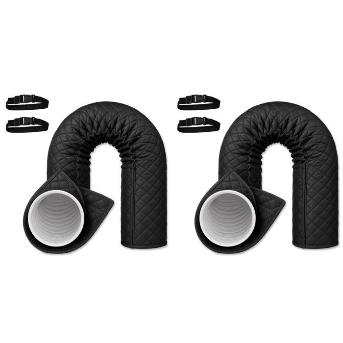 2X Manchon Isolant pour Tuyau de Climatisation Portable pour Tuyau DÉchappement de 147 à 152 cm de Diamètre
