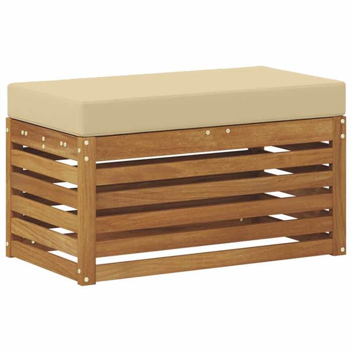 Siège de balcon - HAOSHOP - Banc de Jardin Bois dAcacia Massif Naturel&01_68146