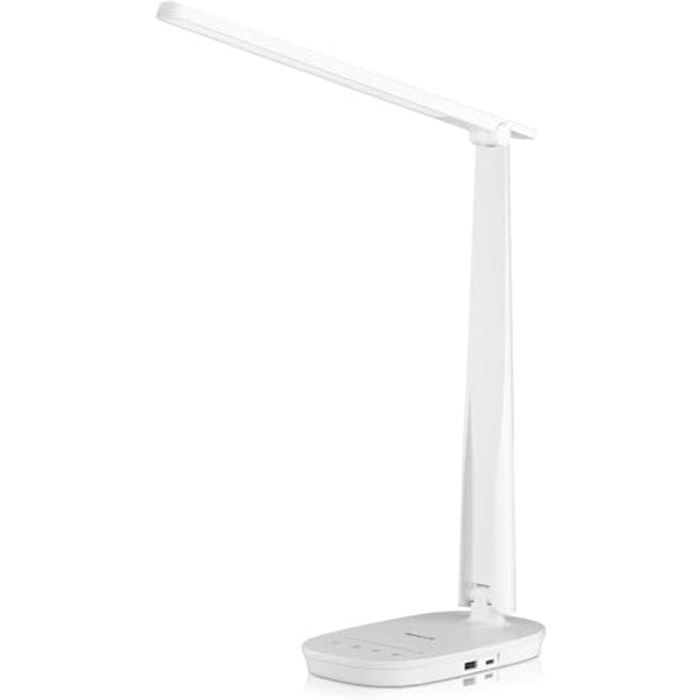 Lampe de bureau - HONEYWELL - HWT-H2 - Plein spectre CRI94 - USB-A/USB-C - Design pliable tactile Lampe de bureau - HONEYWELL - HWT-H2 - Plein spectre CRI94 - USB-A/USB-C - Design pliable tactile