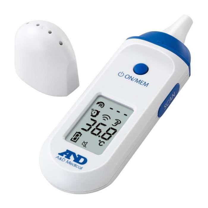 Thermomètre frontal sans contact avec valeurs de mesure instantanées précises, alarme de fièvre, écran LCD et 35 rappels de mémoire, thermomètre infrarouge numérique pour enfants et adultes (rose Thermomètre frontal sans contact avec valeurs de mesure instantanées précises, alarme de fièvre, écran LCD et 35 rappels de mémoire, thermomètre infrarouge numérique pour enfants et adultes (rose