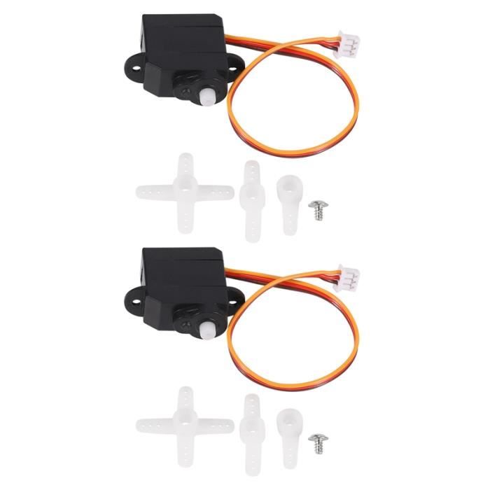 La couleur noire Servo numérique universel pour micro-modèle, 2G, 2.2G, Airana Cars, camions