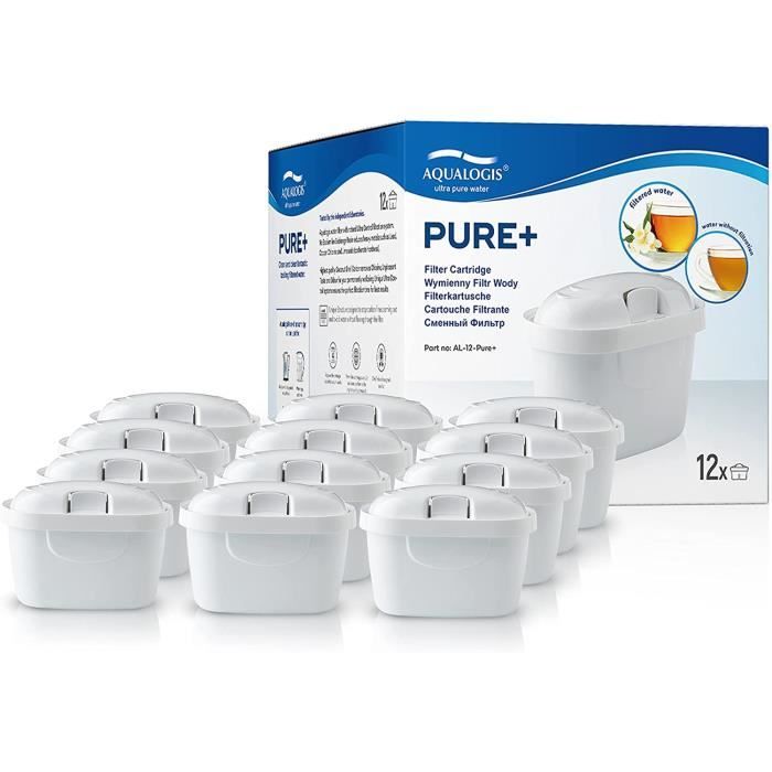 compatible avec Brita Maxtra Brita 12x Cartouche Filtrante pour Carafe MG 