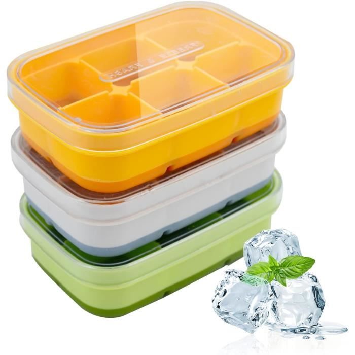 Bac à Glaçons Silicone Rigolo En Forme De Bouchon - 3 Moules Sans BPA Pour Cocktails Et Fêtes