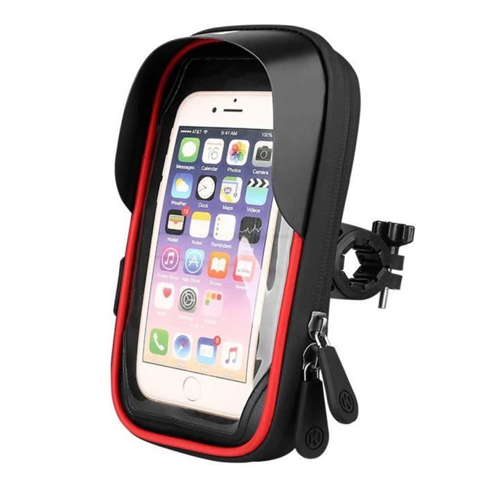 Support Telephone Moto retroviseur Scooter Etanche avec Chargeur USB