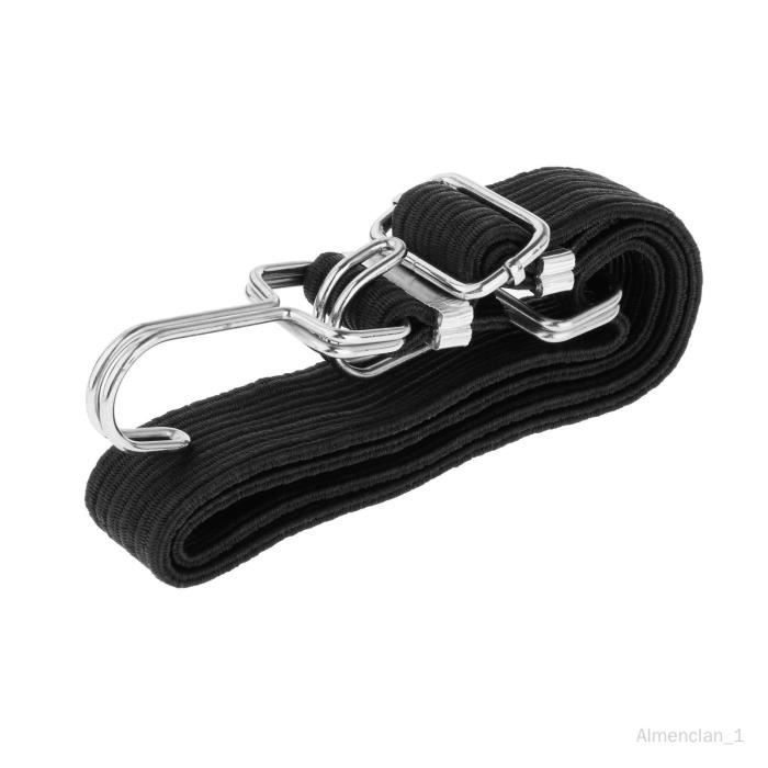 Lot De 4 Sangles élastiques à Crochets - Cordons Polyvalents Pour Bagages Et Fixation