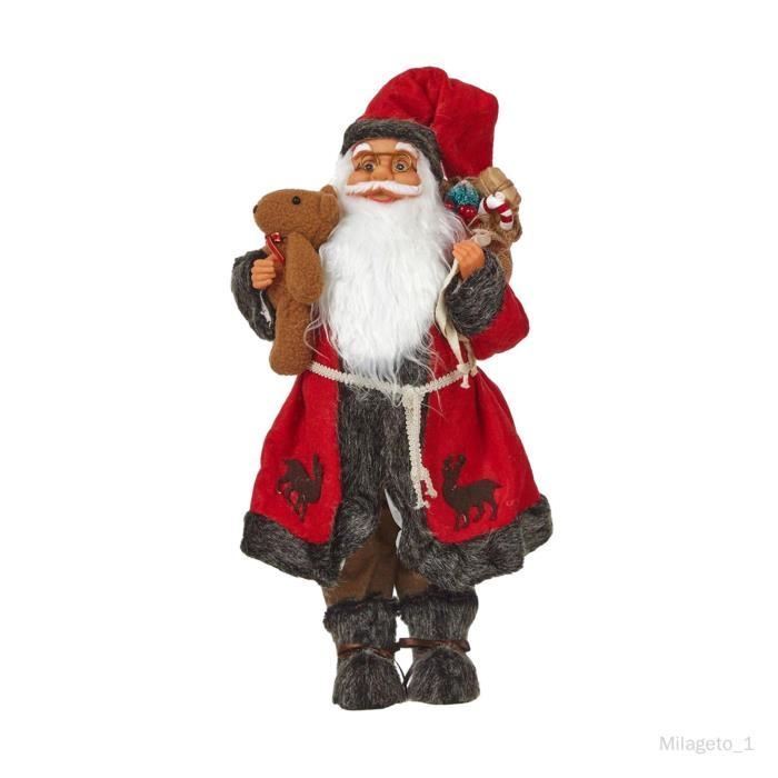 Couronne de Noel Porte Exterieur,Décor de Noël Couronne de Rotin Père