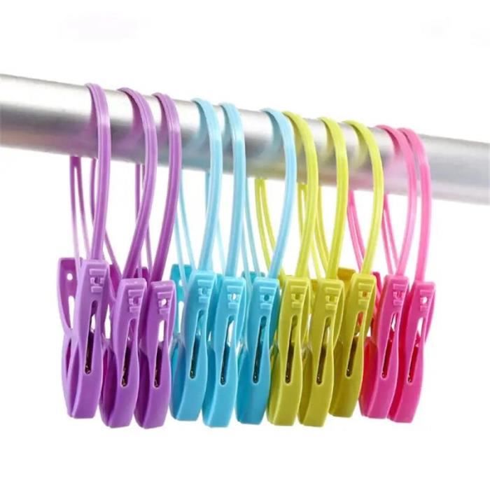30 Pinces à Linge Acier Inoxydable HLIWS - 5x3cm Antidérapantes Pour Serviettes, Vêtements