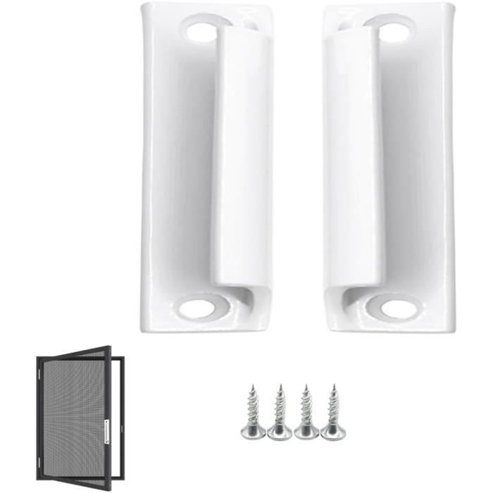 KLEHOPE 2 Pièces Poignée Porte Coulissante Noire, Poignée De Porte Extérieure En Fer Forgé, Longueur 170 Mm, Poignet De Portes Vintage Avec Vis, Adaptée Aux Remise, Garages, Granges, Placards