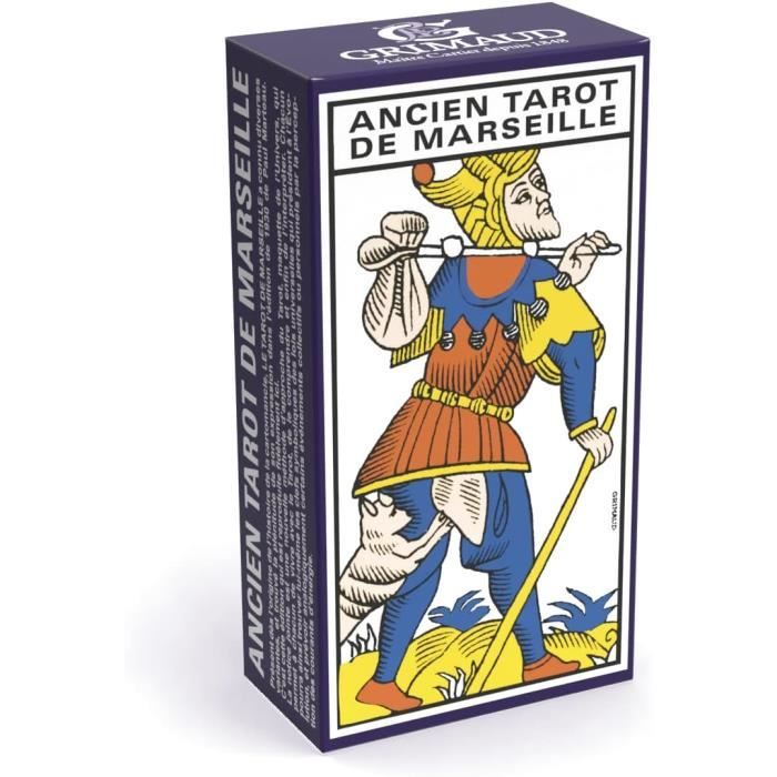 Jeu de cartes Tarot de Marseille Grimaud Version française 78 cartes aux tirages variés
