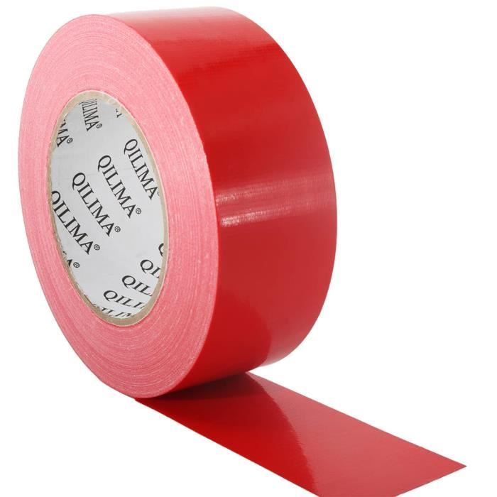 Ruban adhésif rouge imperméable haute résistance,48mm x 45m Gaffa Tape ...