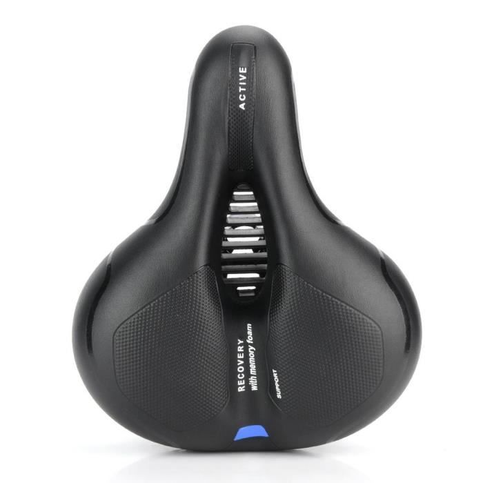 facefd Coussin de Siège de Vélo Large et Doux Design Antichoc Grand Confort Selle de Vélo s'Adapte au Vélo de Montagne