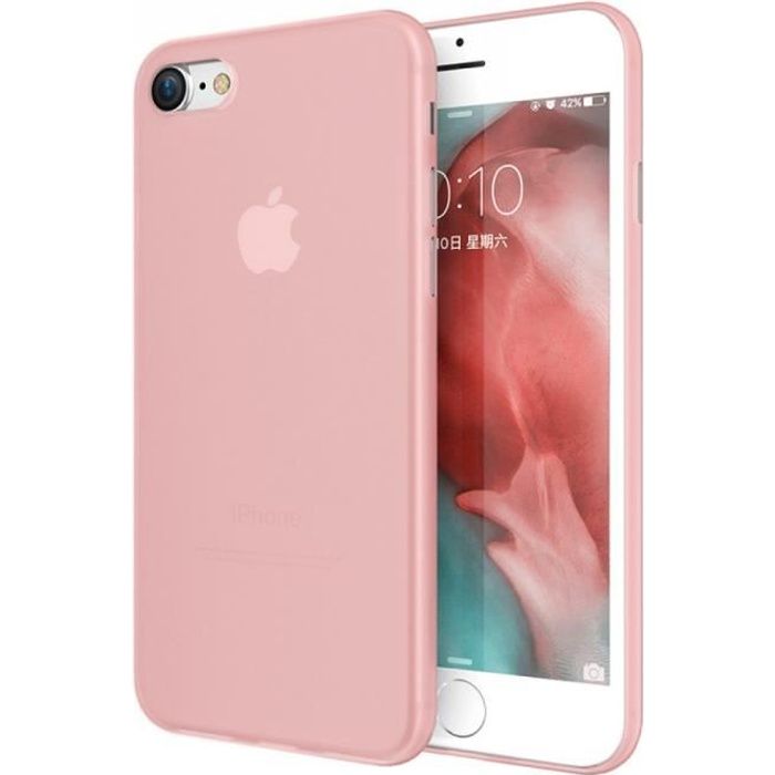 Coque de Protection iPhone 8 Rose or KISSCASE Téléphone Cas Apple