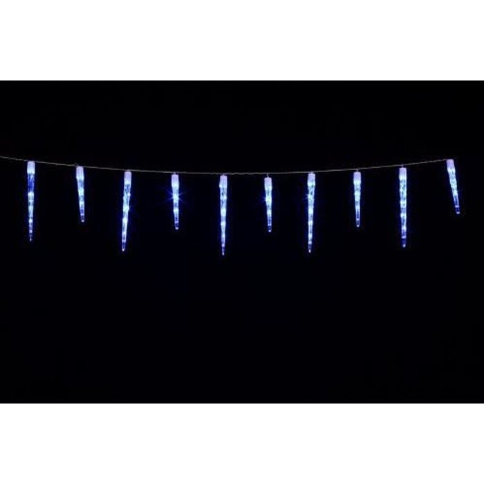 Guirlande lumineuse d'extérieur 10 Glaçons 63 LED effet tombée de