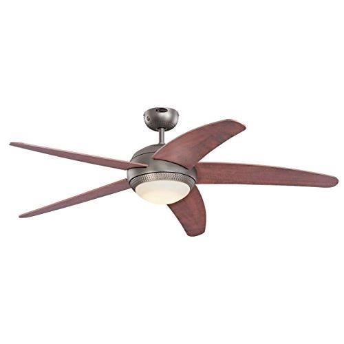 Ventilateur de Plafond Contemporain - Westinghouse - 7207140 - Métal - 55 W - Etain Foncé - Westinghouse