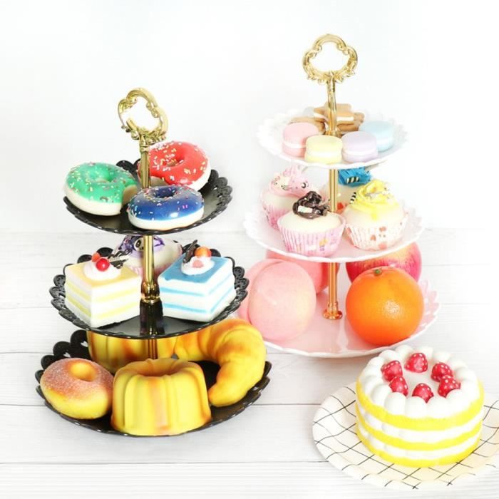 3 Niveaux Support A Gateau En Plastique Plateau Support Etageres Apres Midi The Assiettes De Mariage Fete Vaisselle Desserts Couro Achat Vente Plateau A Etage Cdiscount