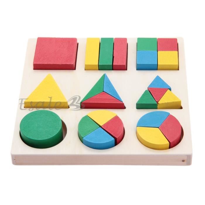 EJ.life Jouet de puzzle géométrique Puzzle géométrique jouet éducatif EJ.life Jouet de puzzle géométrique Puzzle géométrique jouet éducatif
