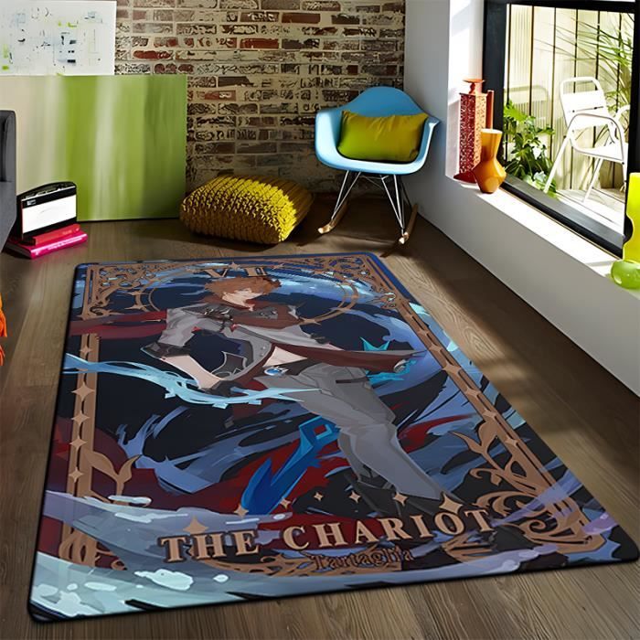 MBg21360 Tapis de dessin animé Genshin décoration de salon chambre à