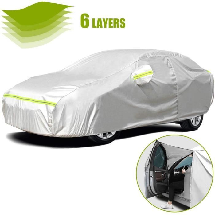 Housse de protection intérieur voiture bâche couverture pour auto taille M L XL