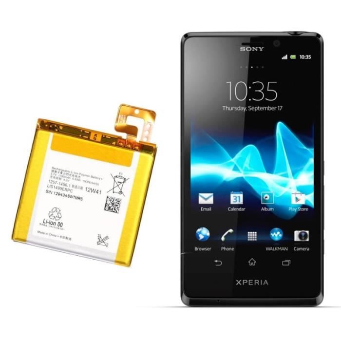 BATERIA DE ORIGEN SONY LIS1499ERPC XPERIA T TL 1780mAh 6,6Wh LT30p LT30a LT30at