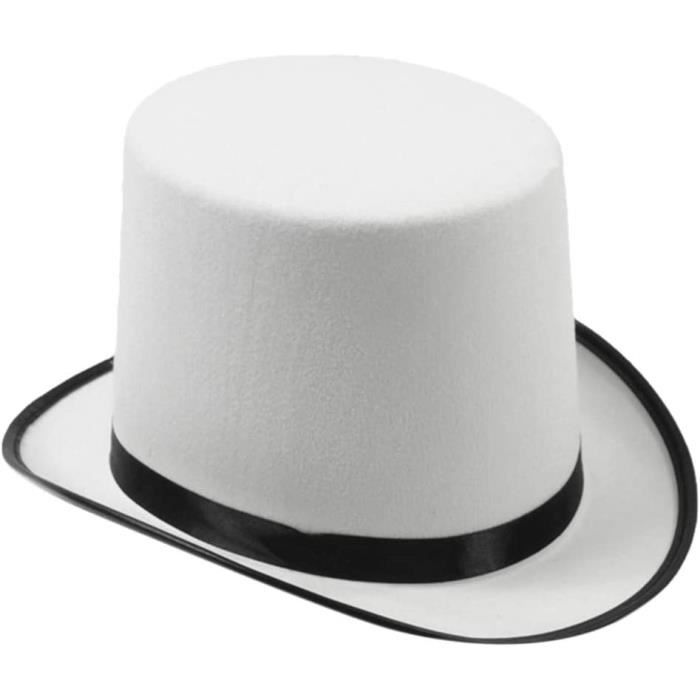 chapeau magicien blanc tenue soiree les blanc cdiscount pret a porter