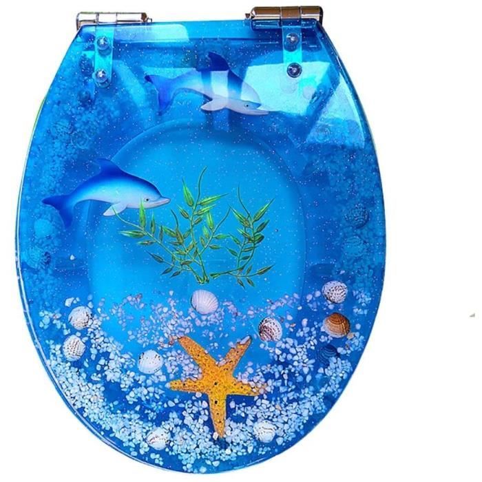 Abattant wc résine transparent top