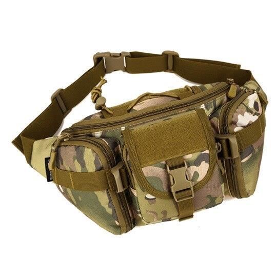 Sacoche Banane Tactique Militaire – Version 2 – Treillis – Livraison Gratuite (état Neuf)