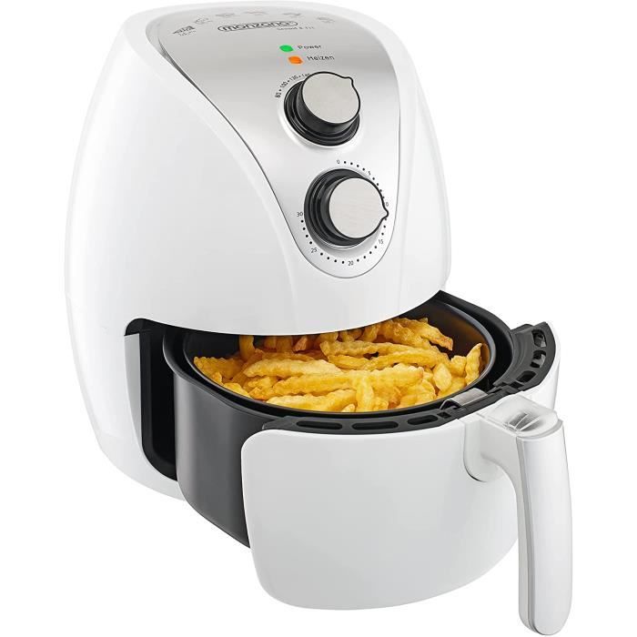 Friteuse sans huile 9en1 Friteuse électrique 3,6L 1500W blanc Friteuse sans huile 9en1 Friteuse électrique 3,6L 1500W blanc