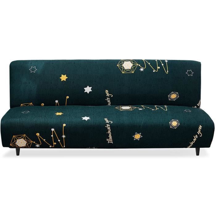 Housse De Canapé En Chenille Antidérapante | Universelle 2-4 Places | Bleu | Lavable