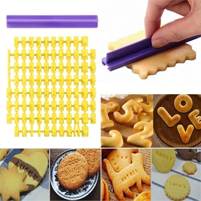Moule A Gateaux Ensemble De Pressoir Alphabet Pour Lettres Et Chiffres Moules A Biscuits Decoupeur De Timbres Moules A Gateau Cdiscount Maison