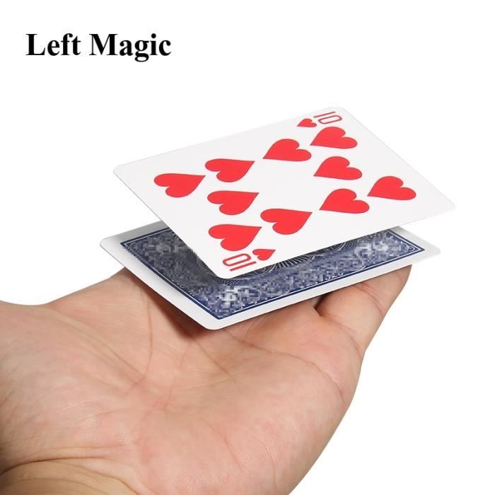 Carte flottante pour tour de magie, jeu de cartes volantes