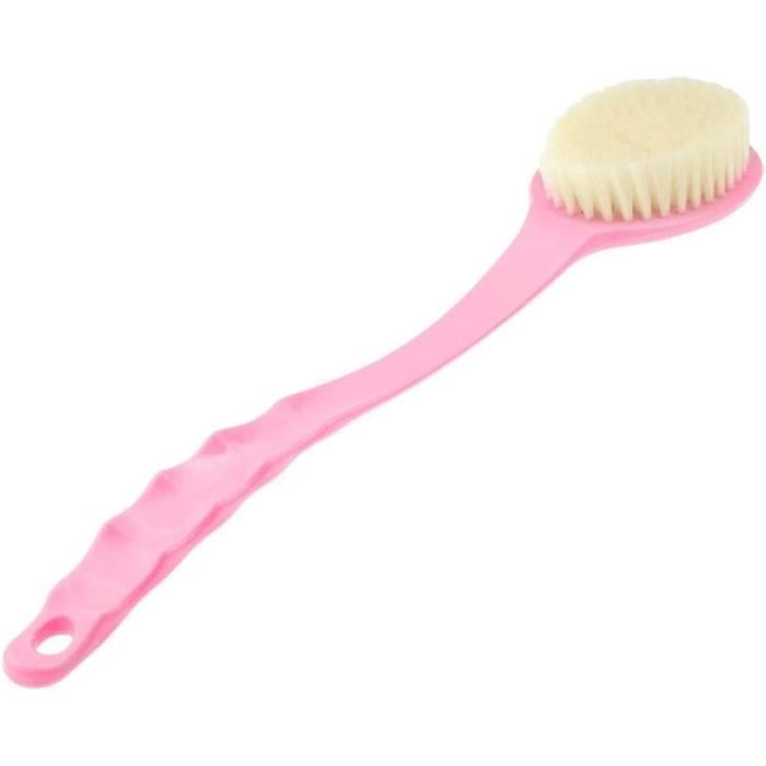Grande Brosse De Douche Pour Le Dos – 42 Cm, Poils Synthétiques, Plastique Multicolore, Neuf