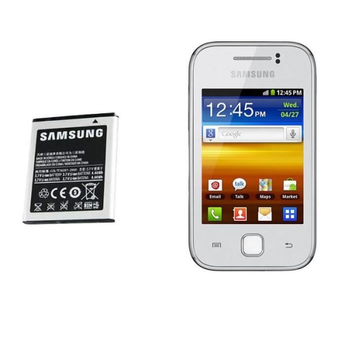 Batterie d'origine EB454357VU Samsung Galaxy Y S5360/ Y Pro B5510/ Wave Y S5380