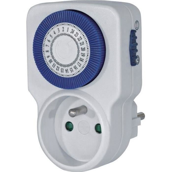 Brennenstuhl Minuterie journalière mécanique 96 cycles programmables