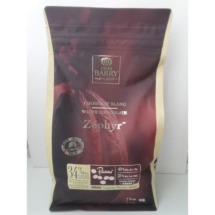 Chocolat blanc zéphyr