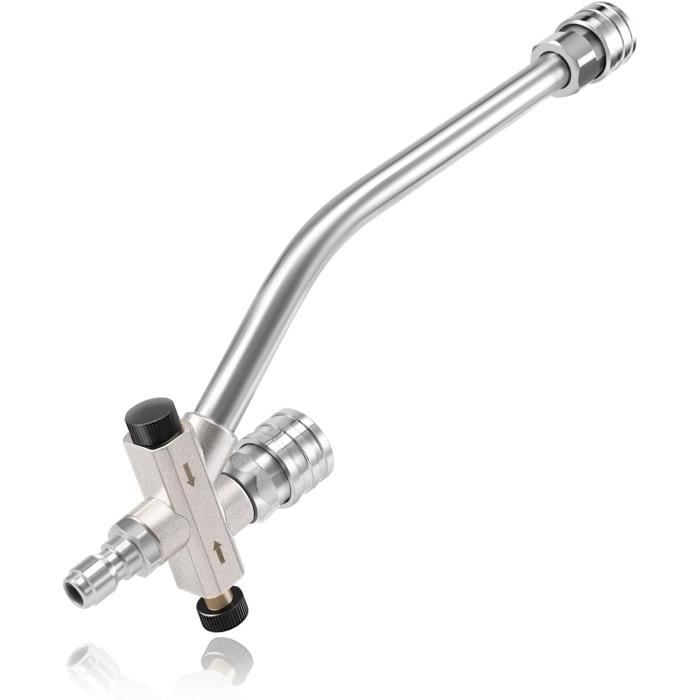 Lance Nettoyeur Haute Pression 33cm - Raccord Rapide 1/4, 4000 PSI, Acier Inoxydable