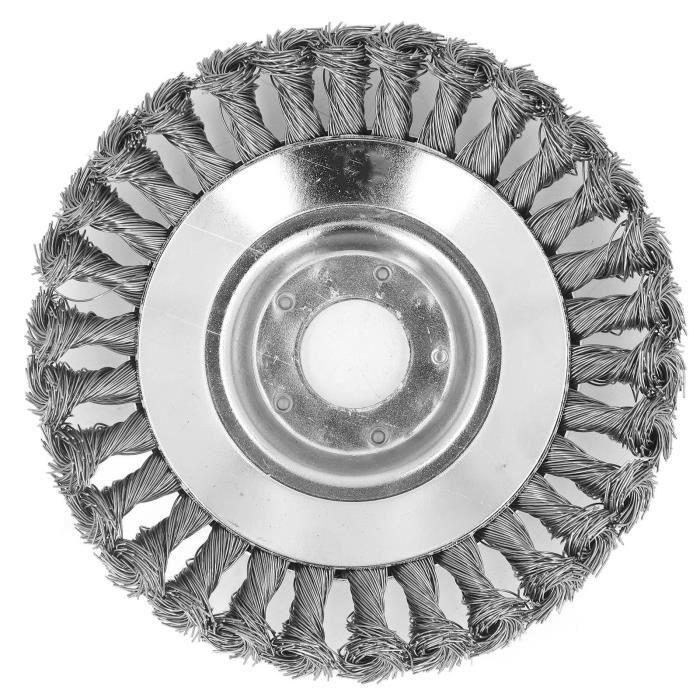 Lot De 2 Brosses à Désherber - Poils En Acier Et Manche En Bois - Pour Joints De Terrasse Et Allées