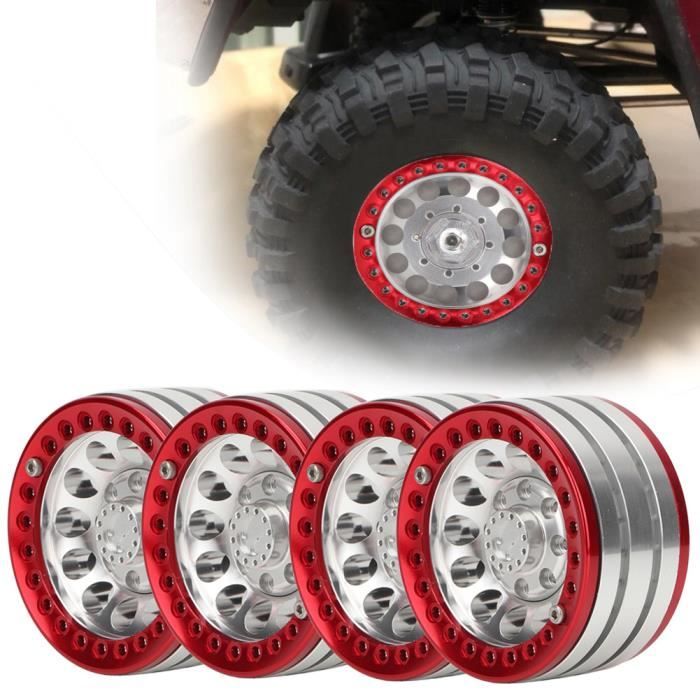 RC Crawler Jantes Beadlock 1,9 Pouces En Alliage Alu – 56 Mm – Pour SCX10 / Redcat GEN8 – Amélioration Performances