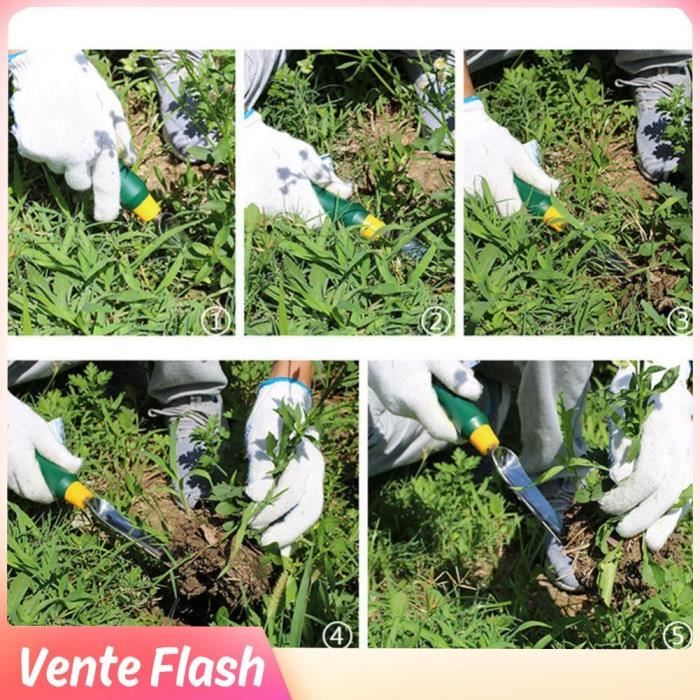Ehskzjh Désherbeur À Main Outils,Outils De Désherbage Pour Le Jardinage,Outil De Désherbage