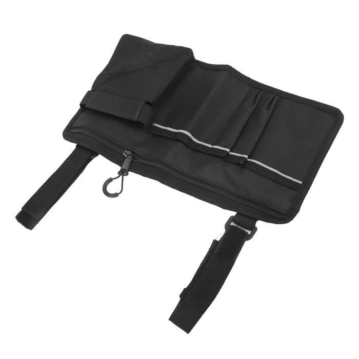 Sac Accoudoir De Chaise AYMQC - Poche Principale + 3 Poches Frontales - Pour Camping, Plage, Fauteuil