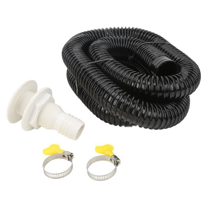 Kit Tuyau Pompe De Cale Marine 2m Avec Colliers Et Raccord - Flexible PVC Pour Bateau Et Yacht