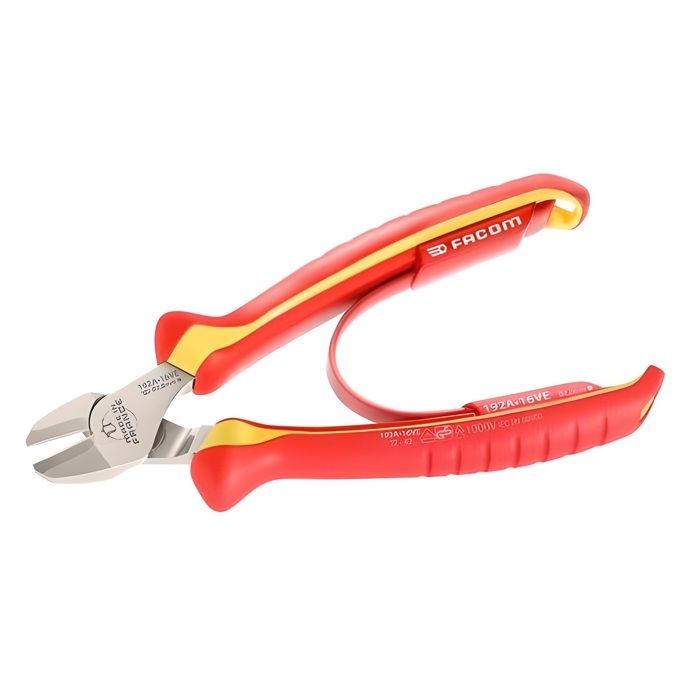 Pince coupante diagonale isolée 1000 V Facom 192AVE - vue 3
