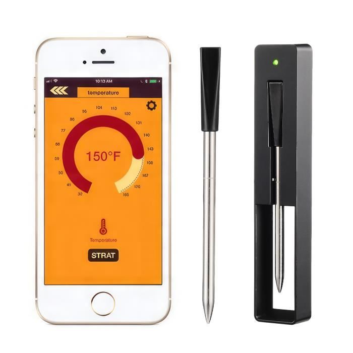 Thermometre cuisine,Thermomètre Cuisson pour Rétroéclairage LCD et lecture  instantanée,peut résister à des températures de 50°C à - Cdiscount Maison
