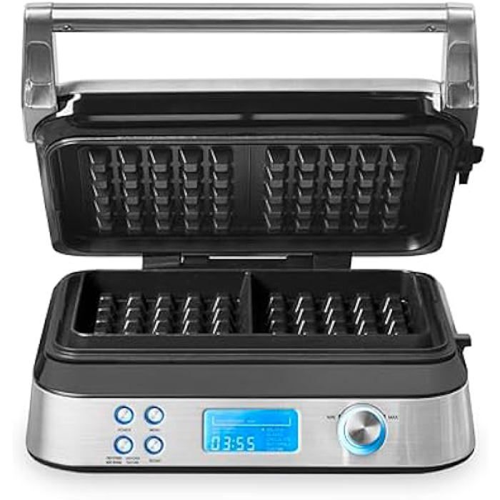 Gaufrier - GASTROBACK - 42424 - 5 programmes - Texture sélectionnable - 7 niveaux de brunissage