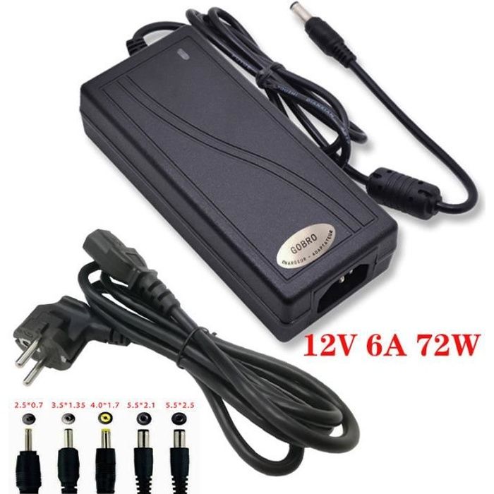 Coping shark Easygoing 12V 6A 72W AC Adaptateur Alimentation adaptateur-transformateur pour ruban LED SMD RVB bande - Cdiscount Informatique Coping shark Easygoing 12V 6A 72W AC Adaptateur Alimentation adaptateur-transformateur pour ruban LED SMD RVB bande - Cdiscount Informatique