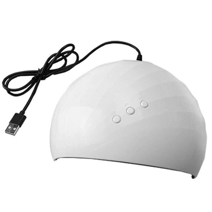 Lampe LED UV 10W Portative Pour Ongles Et Extensions De Cils - Col De Cygne Rotatif 360° Avec Pédale