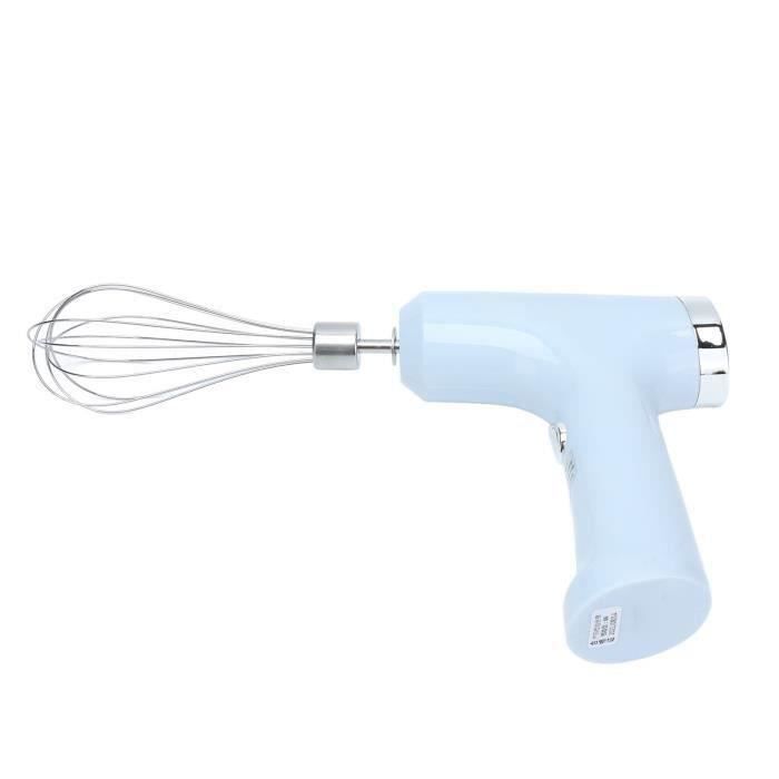 Batteur à Main Sans Fil électrique – 3 Vitesses, Batterie Lithium 1200 MAh, Pour Café, Crème, œufs, Mousse à Lait
