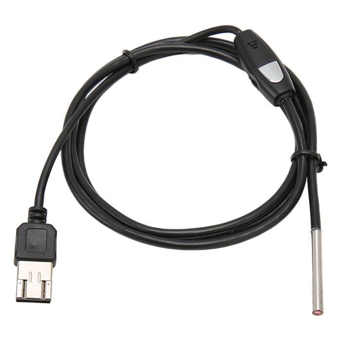DEPSTECH Endoscope USB 720P Caméra Endoscopique Sonde Étanche IP67 de 5,5mm  Caméras d'inspection Câble Semi-Rigide de 5M avec 6 LED - Cdiscount  Appareil Photo