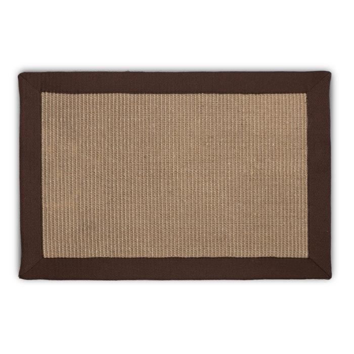 Comparer les prix de Tapis à griffer pour Chat KARAT - Sisal - Sahara / Cappuccino - Bordure en coton - 40 x 60 cm