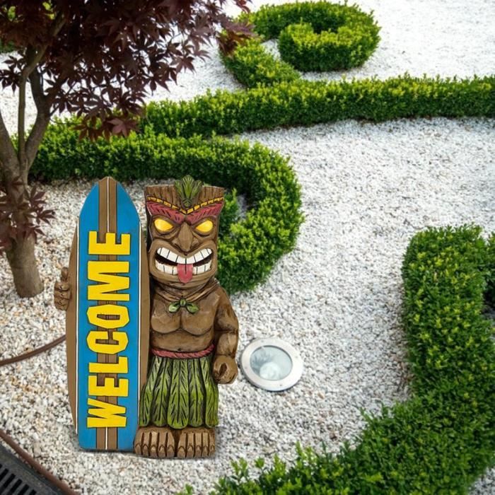 Statue Tiki Totem Dallas Cowboys - 16 Pouces - Décoration Jardin En Résine - Team Sports America